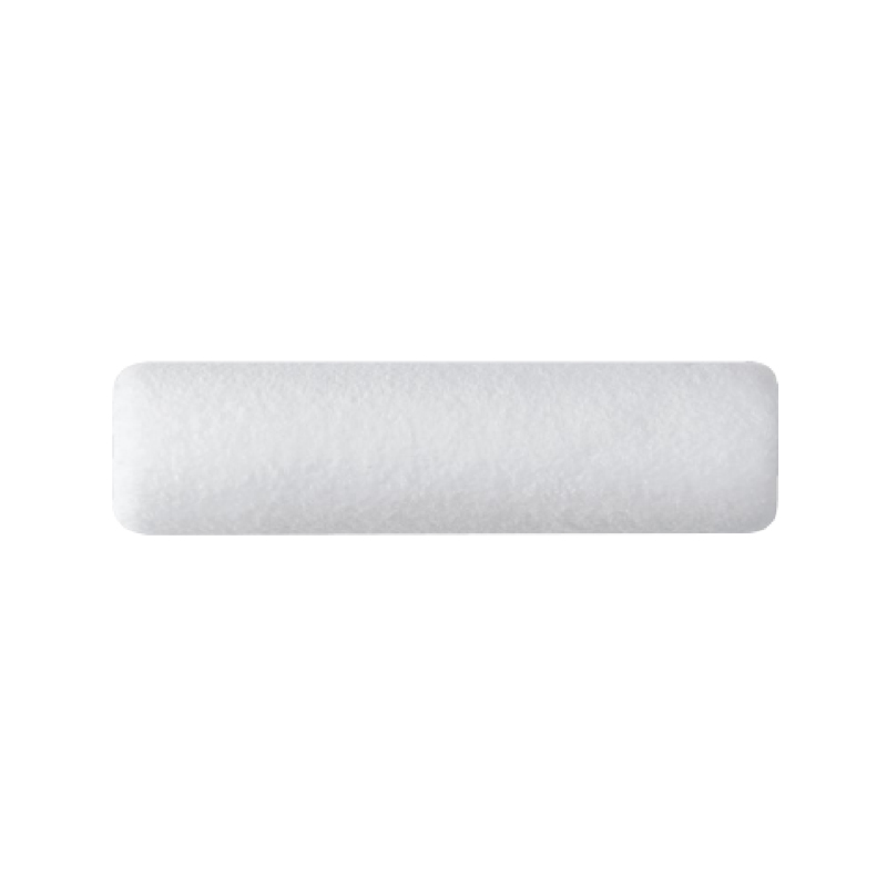 Capa de rolo de microfibra tecida branca