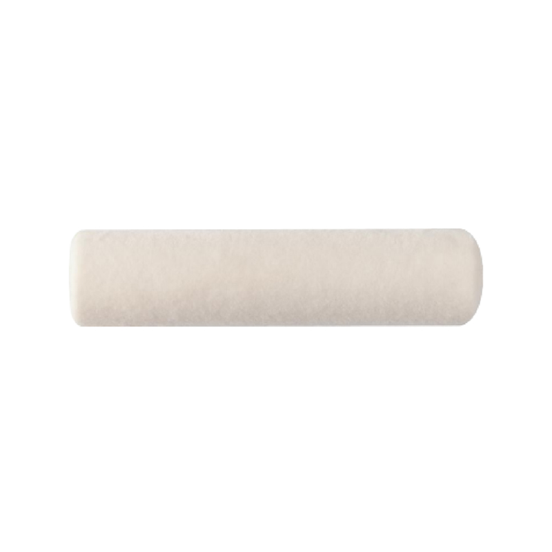 Capa de rolo Mohair tecido branco